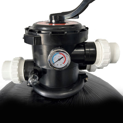 Vortex Pool EcoPro 28" Sand / Glass Media Filter with 50mm Valve | 2 Year Warranty on Valve + 10 Year Warranty on Tank