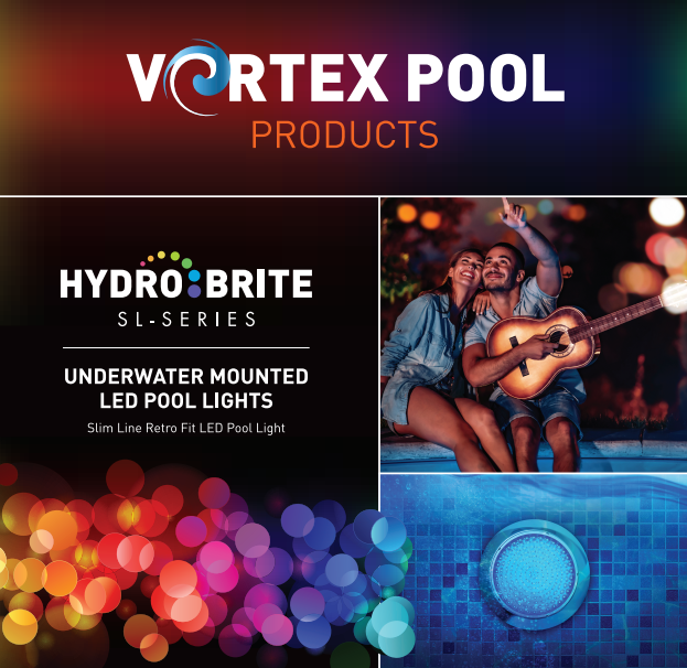 Blue LED Pool Light | Retro Fit Blue LED Pool Light - Vortex Pool Lights | Platinum Pool Centre Gold Coast