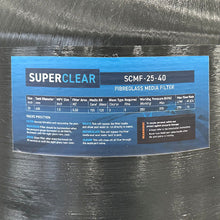 SuperClear 25" Fibreglass Sand/Glass Media Pool Filter with 40mm Valve