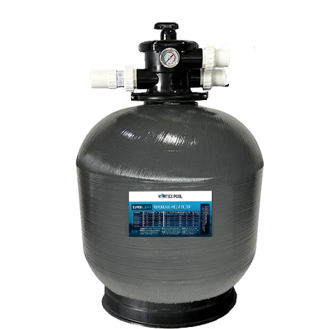 SuperClear 25" Fibreglass Sand/Glass Media Pool Filter with 40mm Valve | Platinum Pool Center - Gold Coast