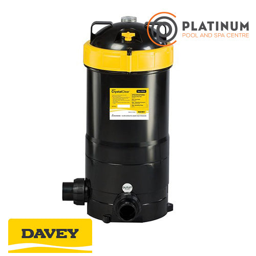 Davey Crystal Clear 75sft Cartridge Filter Complete | 5 Year Warranty on Tank and 1 Year on all other parts
