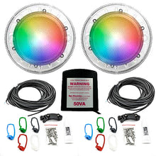 Spa Electrics WN Series Double Multi Plus - Multi-Colour LED Pool Light Kit suitable for Concrete Pools