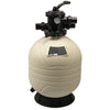 Emaux EMPV27 Polyethylene 27" sand filter with 40mm Multiport valve | 5 Year Warranty on Tank and 12 Months on Valve