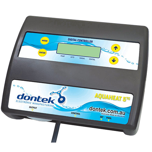 Aquaheat - Auto Sampling, Aux Heater and Temperature Control - Filter Pump Over-ride - Backlit LCD - For Intergrayted system