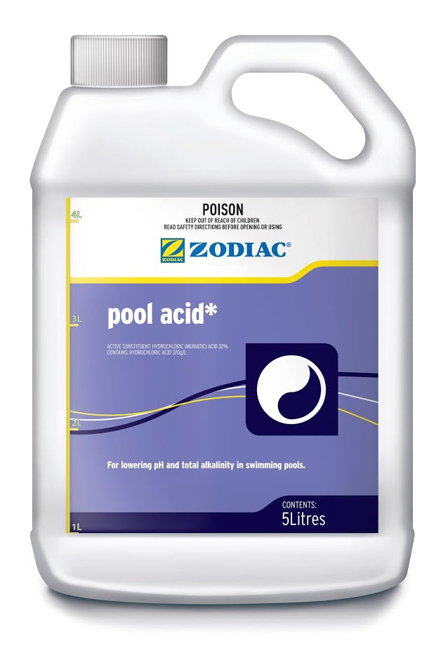 Pool Acid Additive Pool Acid 5lt (Hydrochloric Acid) Retail | Platinum Pool Centre – Gold ...