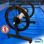 Hydrotools Endurance  Pool Blanket Reel (HRST644B) Stationary Base Fixed Height (Black) - 100mm tube suits pools up to 6.1m wide and 14m in length