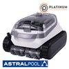 AstralPool QB800 Robotic Pool Cleaner with 15m swivel Cable | Caddy + Auto Lift Function - Dual Filtration 150 & 60 Micron Filters